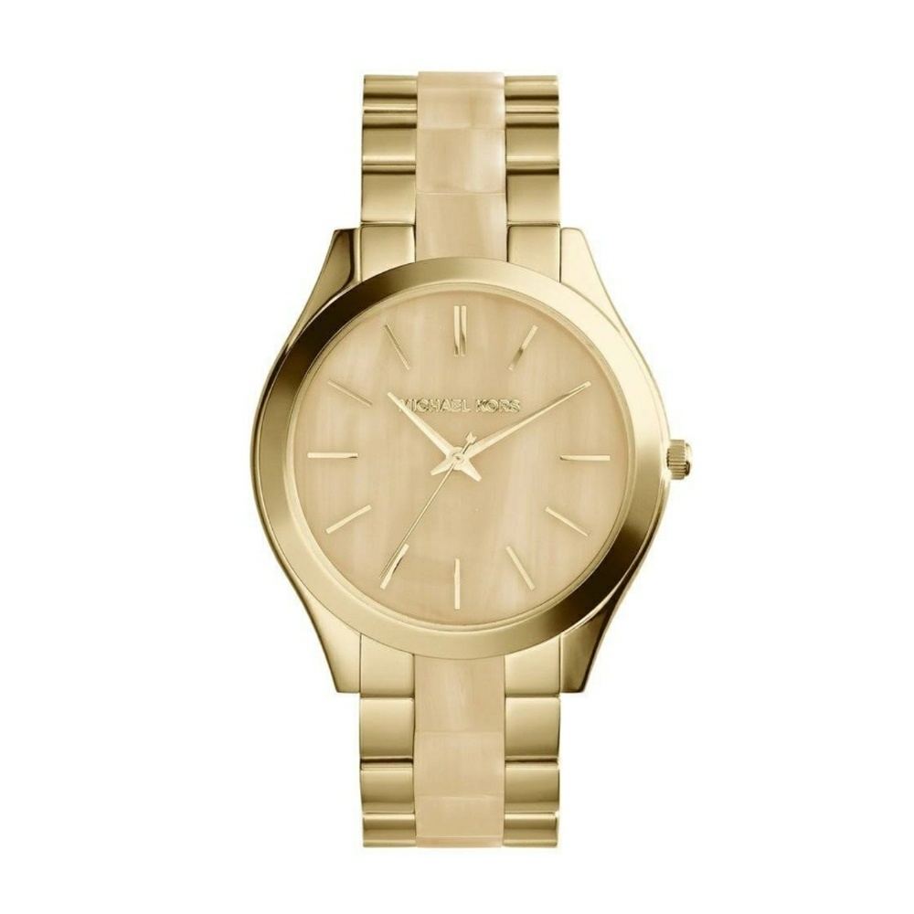Michael Kors Runway Quartz horn dial Women's watch